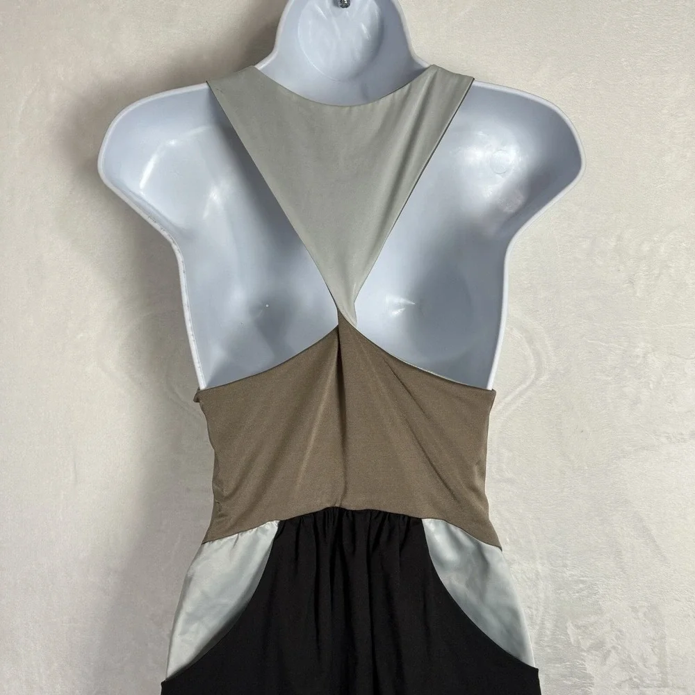 Saks 5th Avenue Iodice‎ Mini Dress Size XS Racerback Colorblock Sexy Party
